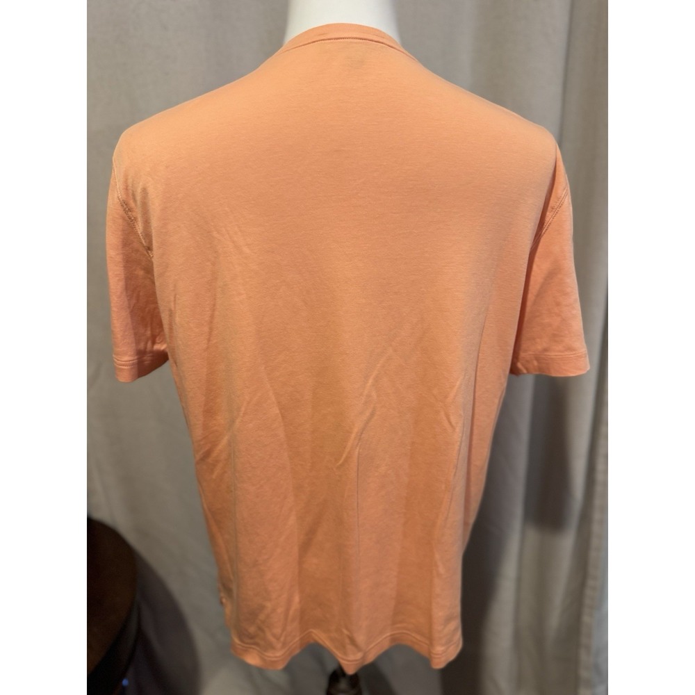 Robert‎ Barackett Men's Peach Color Shirt Large - Picture 3 of 8